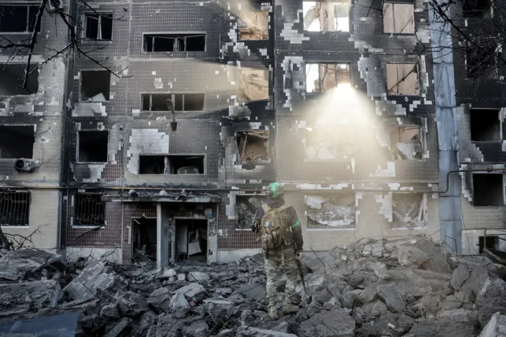 Украинский солдат