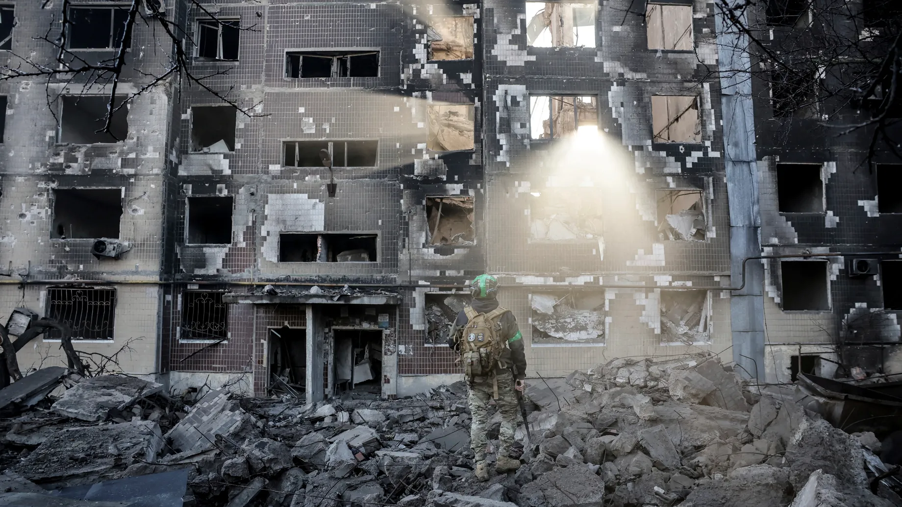 Украинский солдат