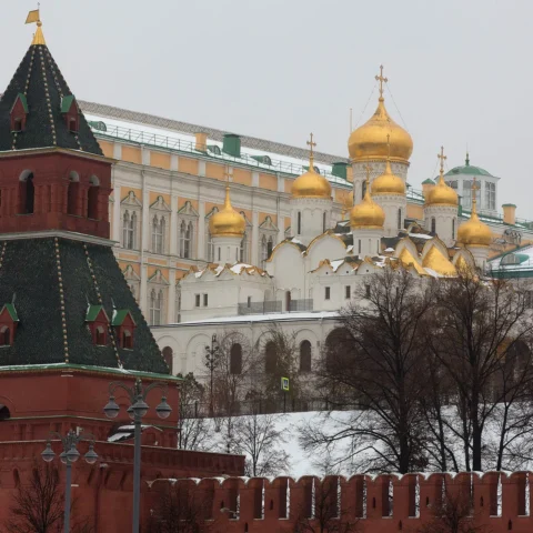 Golden church domes