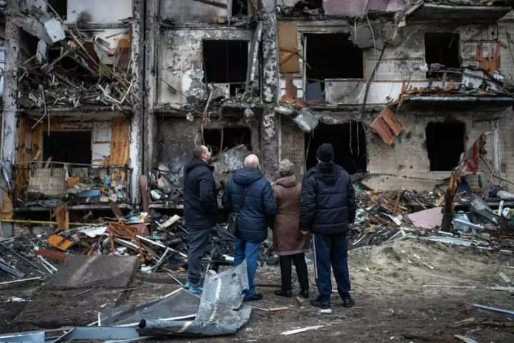 разрушенные дома