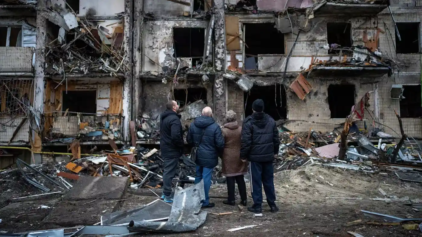 разрушенные дома