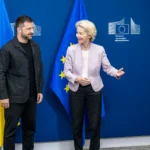 Зеленский на встрече с фон дер Ляйен