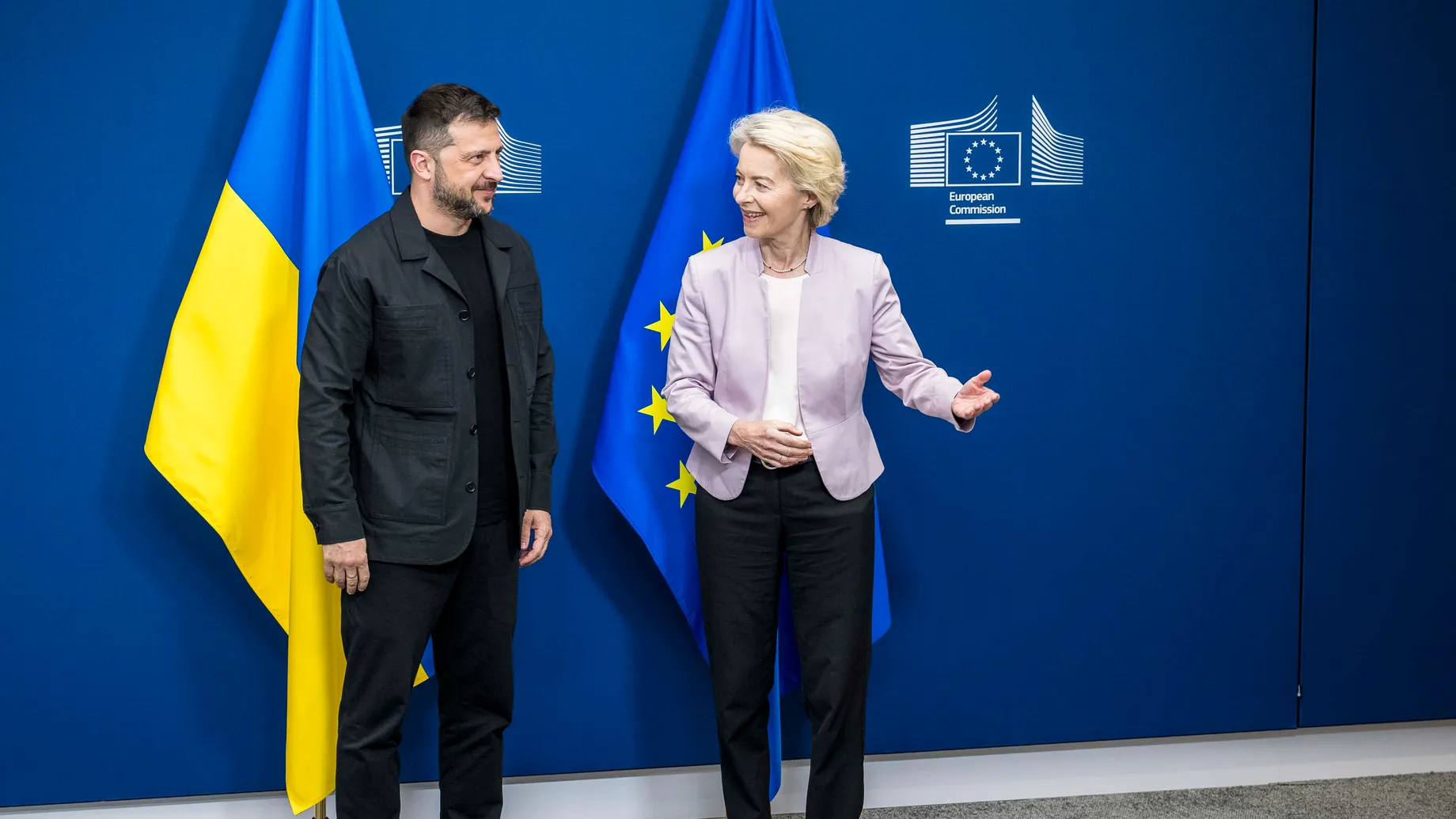 Зеленский на встрече с фон дер Ляйен