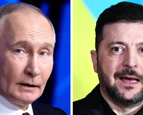 Путин и Зеленский