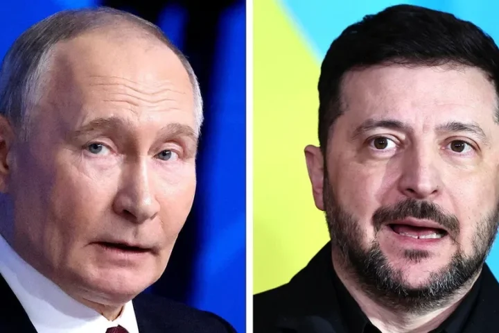 Путин и Зеленский