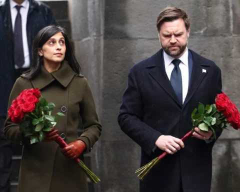 Вице-президент Джей Ди Вэнс и вторая леди Уша Вэнс