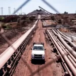 Вид на железорудный рудник