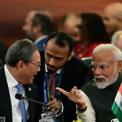 Ли Цян с Нарендрой Моди