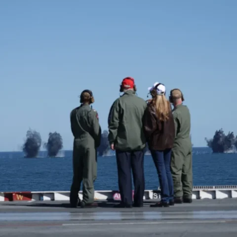 Президент Дональд Трамп и первая леди Мелания Трамп