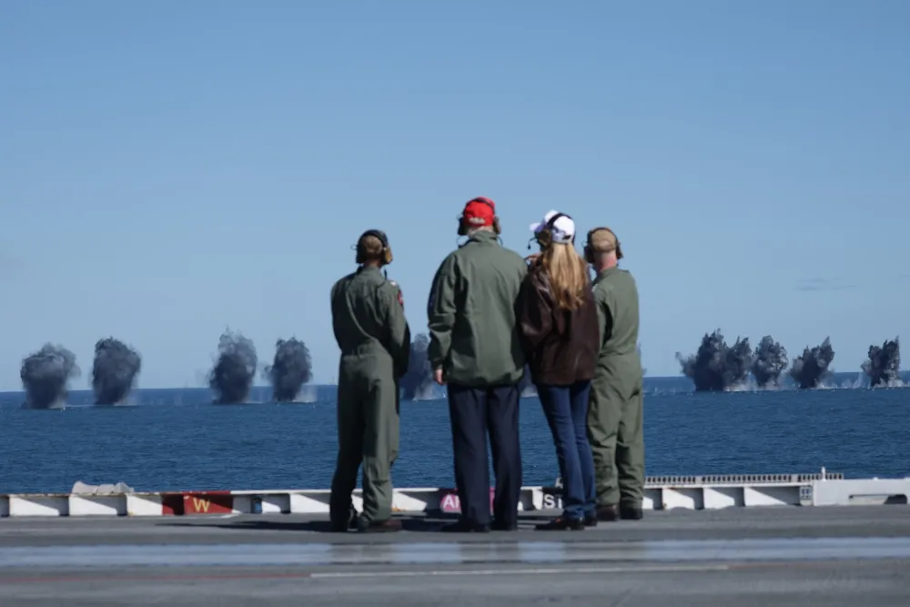 Президент Дональд Трамп и первая леди Мелания Трамп