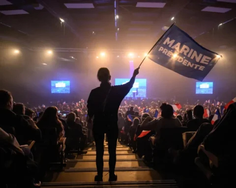 Участник митинга