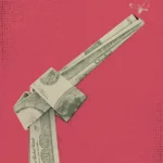 бумажный пистолет