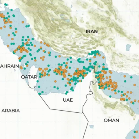 Hundreds of tankers