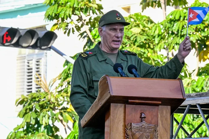 Президент Кубы Мигель Диас-Канель