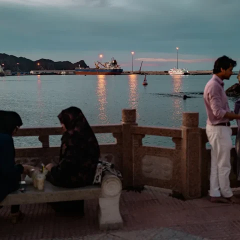 в бухте Маскат