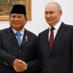 Владимир Путин и Прабово Субианто