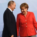 Владимир Путин и Ангела Меркель