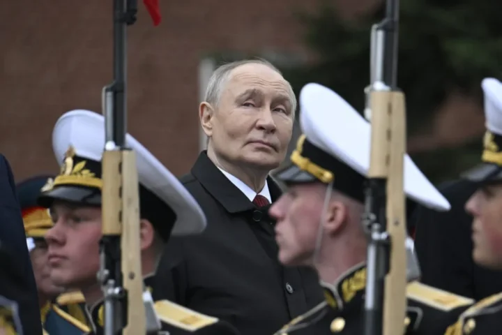 Владимир Путин присутствует на церемонии
