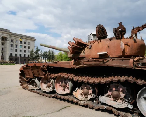 Подбитый танк