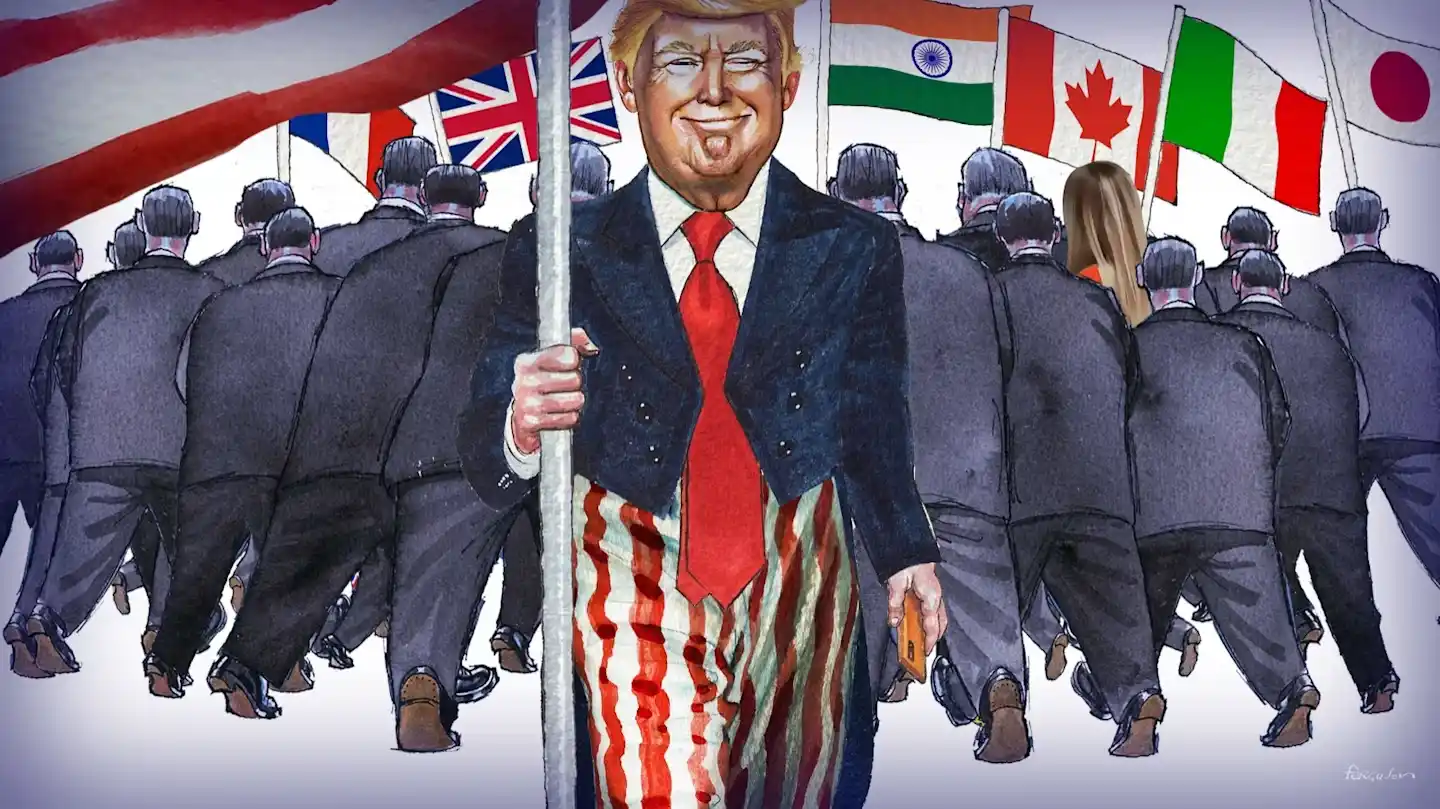 трамп и европейские лидеры