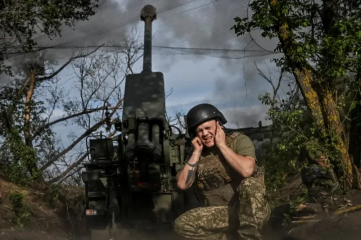 Украинский солдат в Запорожье