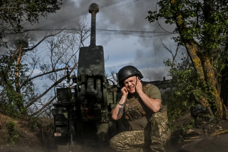 Украинский солдат в Запорожье