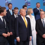 Нервные взгляды на президента США